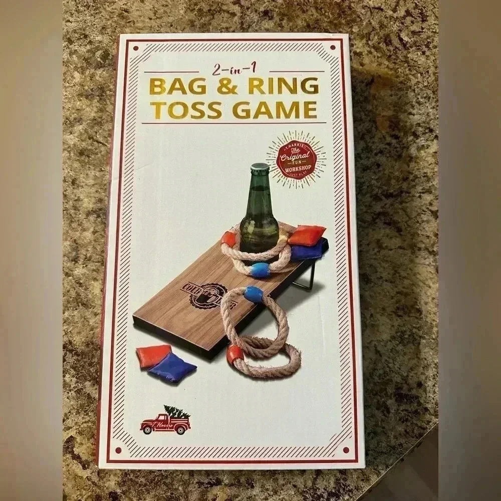 2 in 1 Bag & Ring Toss Game.  Gently Used. Original Fun Work Shop